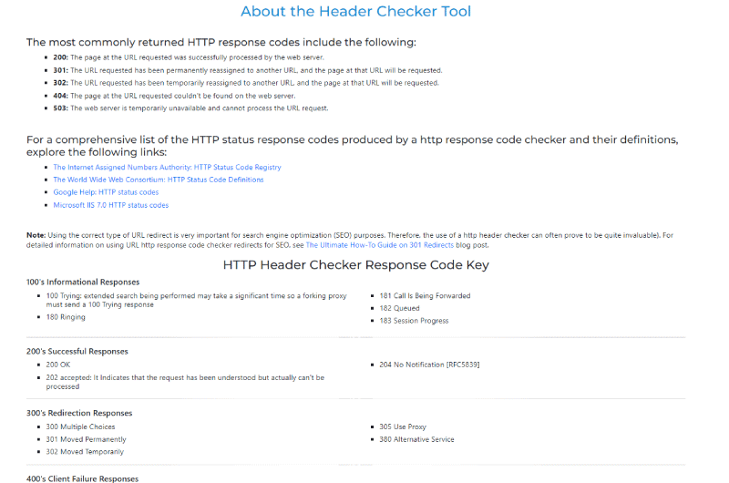 Header Checker Tool